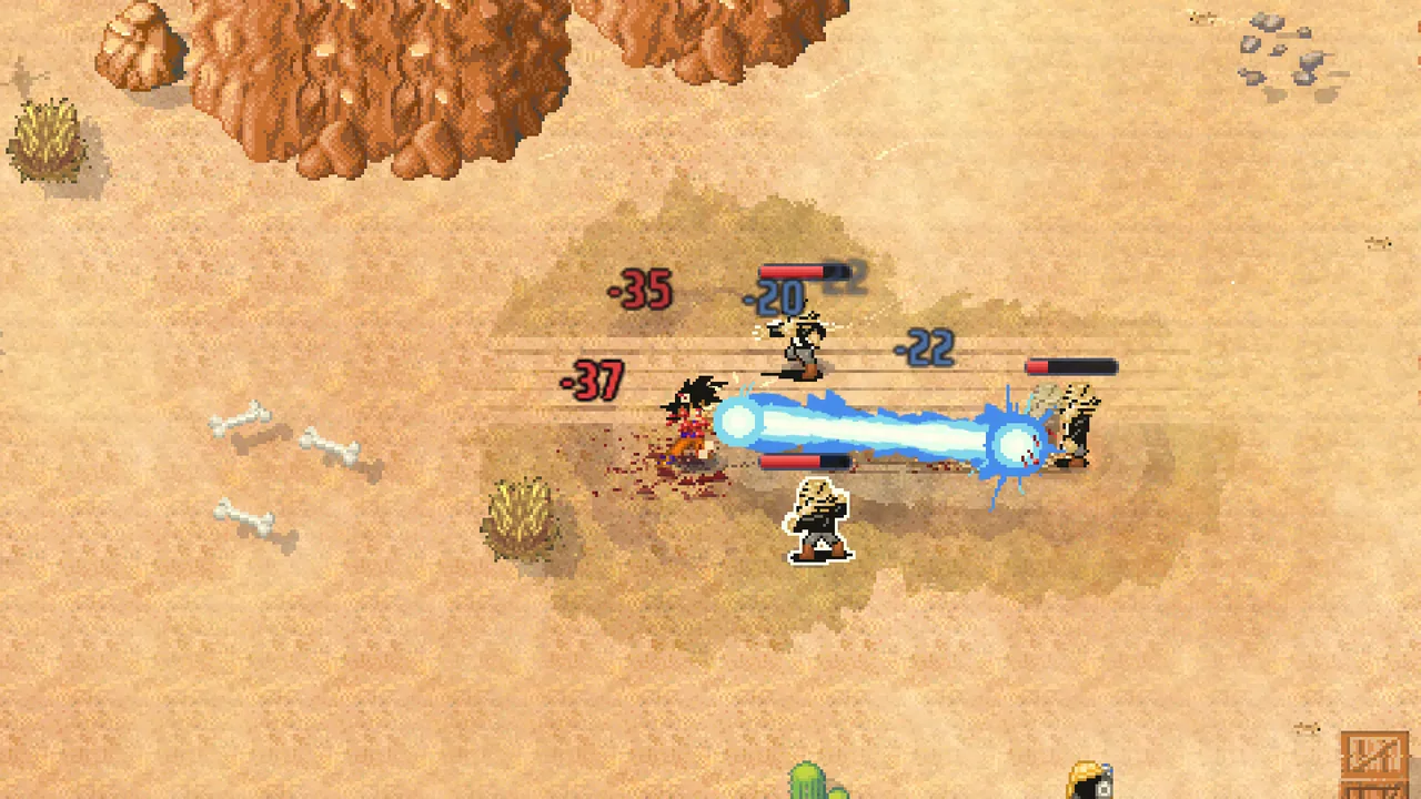 Camp des Contrebandiers dans Saiyan Online